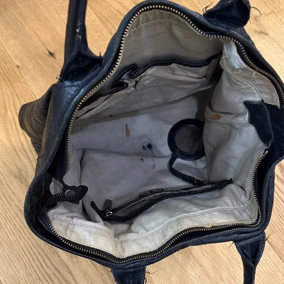 Tory Burch Quilted Black Leather Ella  Tote Bag - Picture 8 of 8